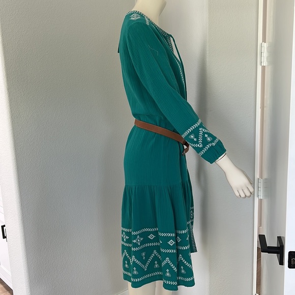 NWT Embroidered Green Midi
Dress Size XS - Picture 8 of 15